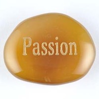 Passion Carnelian Word Stone