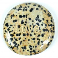 Love Jasper Dalmatian Word Stone