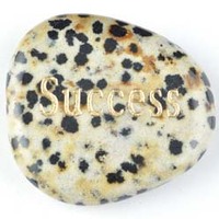 Success Jasper Dalmatian Word Stone