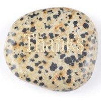 Thanks Jasper Dalmatian Word Stone