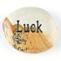 Luck Jasper Picture Word Stone