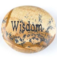 Wisdom Jasper Picture Word Stone