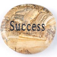 Success Jasper Picture Word Stone