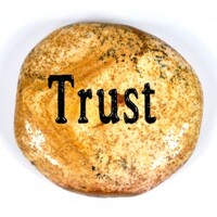 Trust Jasper Picture Word Stone