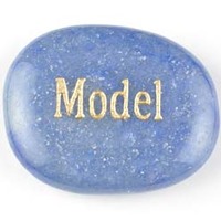 Model Aventurine Blue Word Stone