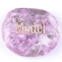 Model lepidolite Pink Word Stone