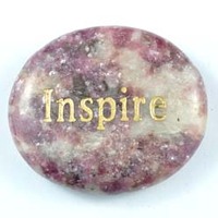 Inspire Lepidolite Pink Word Stone