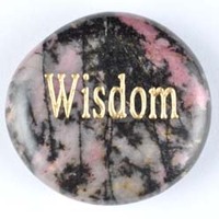 Wisdom Rhodonite Word Stone