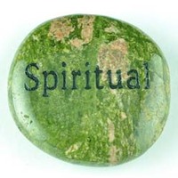 Spiritual Unakite Word Stone