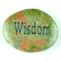 Wisdom Unakite Word Stone