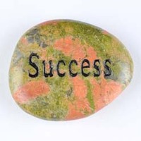 Success Unakite Word Stone