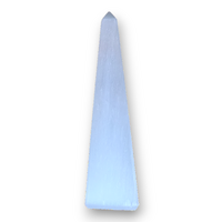 White Selenite Obelisk