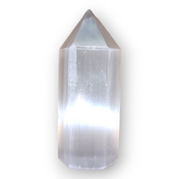 White Selenite Full Polished Generator [55-59 mm]