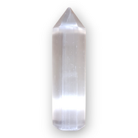 White Selenite Full Polished Generator [60-64 mm]