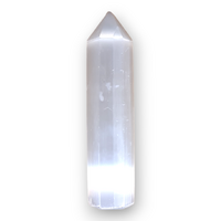 White Selenite Full Polished Generator [70-74 mm]