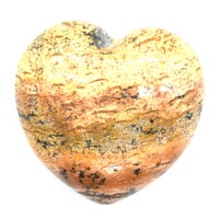 Picture Jasper Heart Carving [Medium]