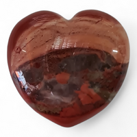 Rainbow Jasper Heart Carving [Medium]