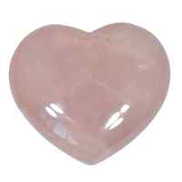 Rose Quartz Heart Carving [Medium]