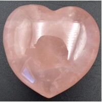 Rose Quartz Heart Carving [Medium]