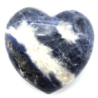 Sodalite Heart Carving [Medium]