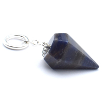 Sodalite Six Sided Pendulum