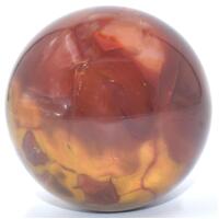 Red Fire Agate Sphere Carving