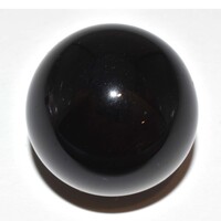 Rainbow Obsidian Sphere Carving