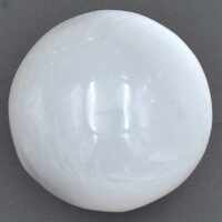 White Selenite Sphere Carving