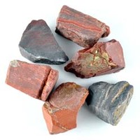 Red Snakeskin Jasper Rough Stones