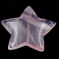 Rose Quartz Star Carving