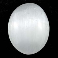 White Selenite Soapstone Carving