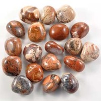 Poppy Jasper Tumbled Stones