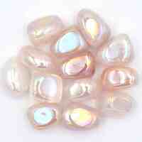 Angel Aura Tumbled Stones [Rose Quartz Large 200gm]