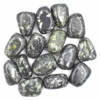 Chinese Writing Stone Tumbled Stones [Large]