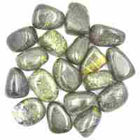 Green Snakeskin Jasper Tumbled Stones [Light Large]