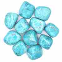 Blue Turquoise Howlite Tumbled Stones [Large Type 2]