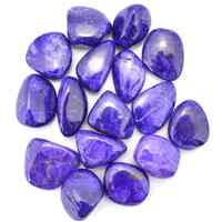 Purple Howlite Tumbled Stones [Large]