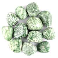 Green Spot Jade Tumbled Stones [Large]