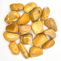 Yellow Mookaite Tumbled Stones [Large]