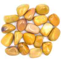 Yellow Mookaite Tumbled Stones [Large Type 1]