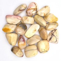 White Mookaite Tumbled Stones [Large]