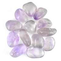 Lavender Amethyst Tumbled Stones [Large]