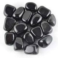 Silver Sheen Obsidian Tumbled Stones [Large]