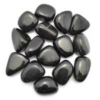 Silver Sheen Obsidian Tumbled Stones [Large]