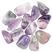 Purple Fluorite Tumbled Stones [Large]