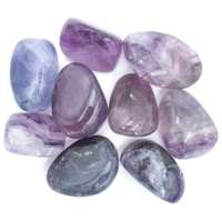 Purple Fluorite Tumbled Stones [Large 200gm]