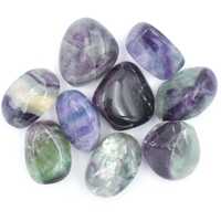 Rainbow Fluorite Tumbled Stones [Large 200gm Dark]