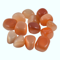 Orange Cat Eye Tumbled Stones [Medium]