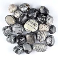 Net Jasper Tumbled Stones [Medium]