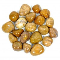 Yellow Jasper Tumbled Stones [Medium]